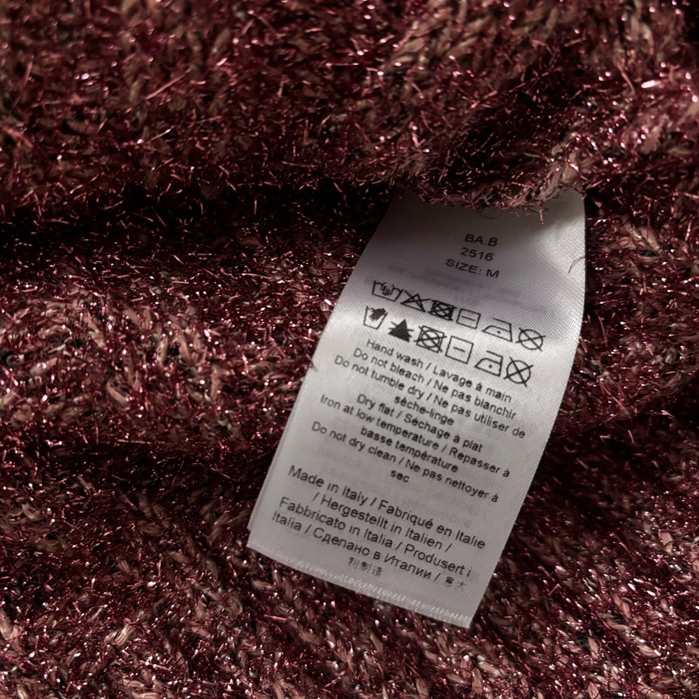 Ganni Metallic Ribbed Knit Vest Size L - Picture 5 of 7